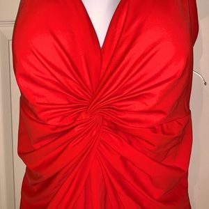 WOMENS TIME AND TRUE RED SWIMSUIT